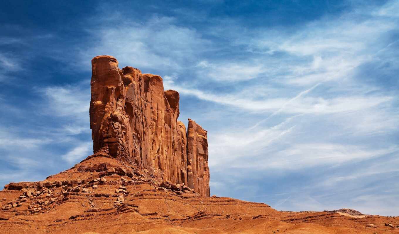 nature, sky, light, rock, skyscrapers, desert, canyon, arizona