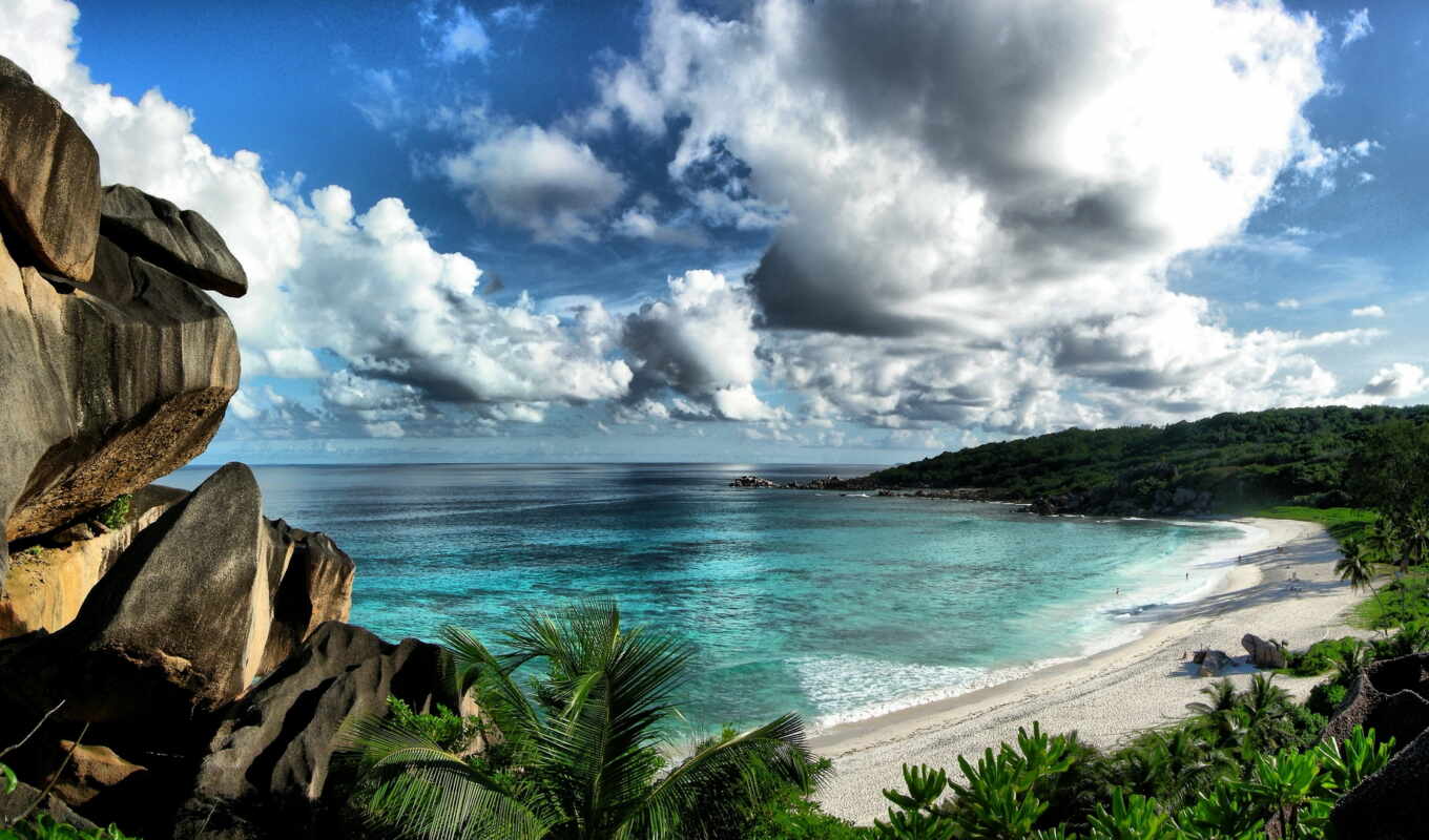nature, sea, islands, seychelles, seychelles