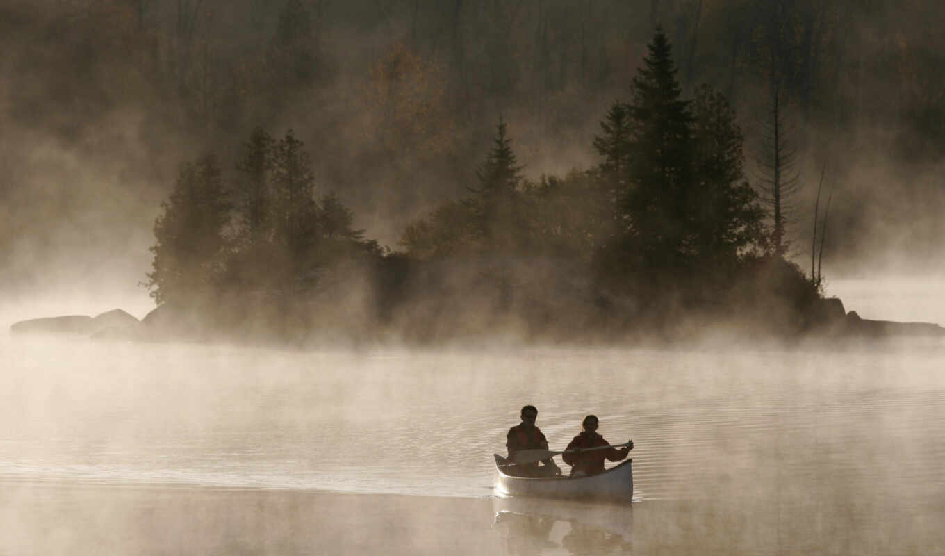 lake, nature, sunrise, fund, cultural, canoe, cano