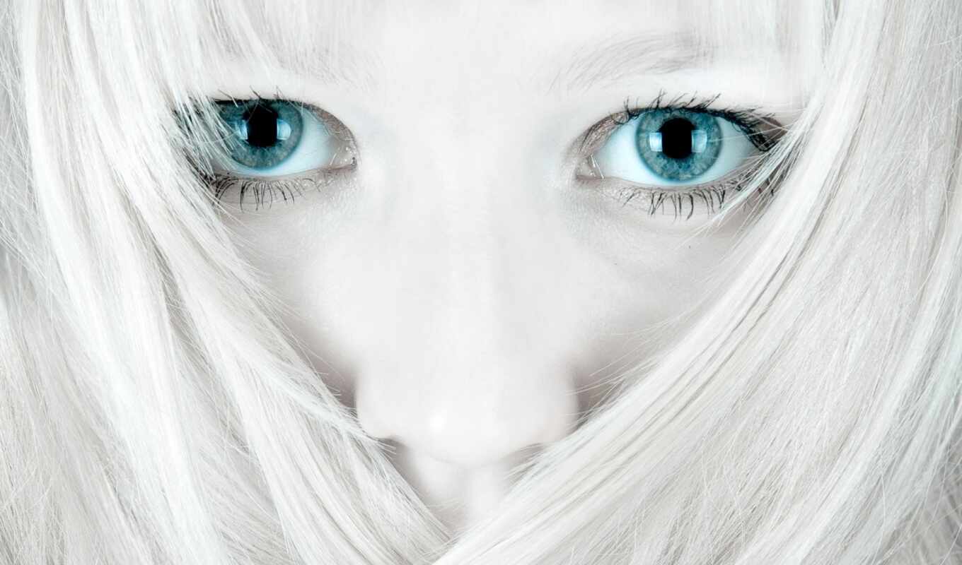 blue, глаз