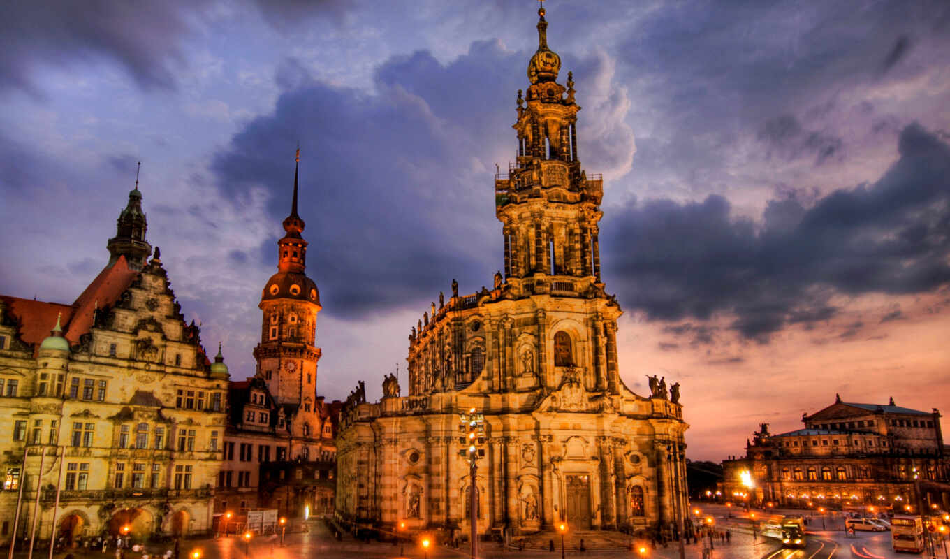 german, church, prague, excursion, Dresden, court church, get, courtier, Catholic church