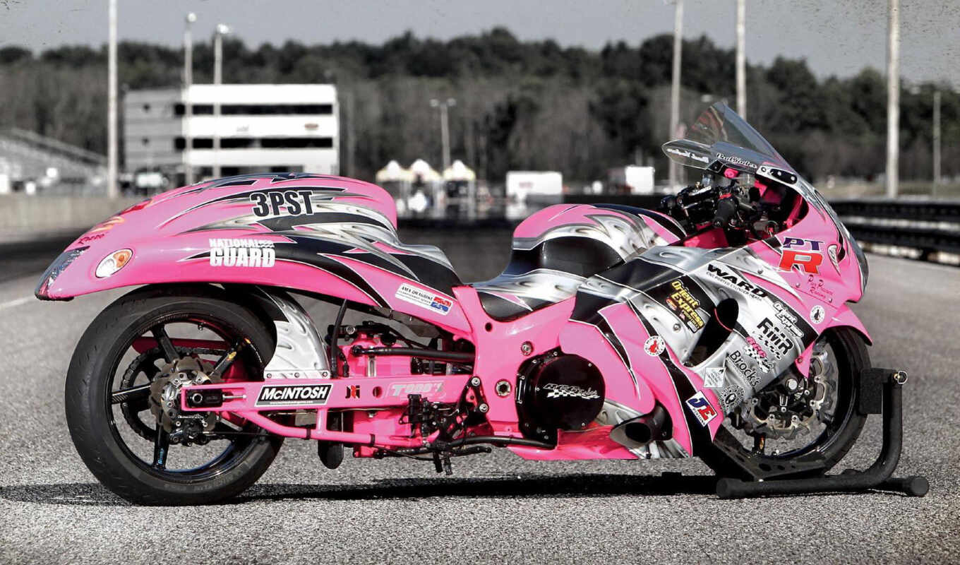 a computer, was, pink, pink, motorcycles, wallpaper, bike, motorcycles
