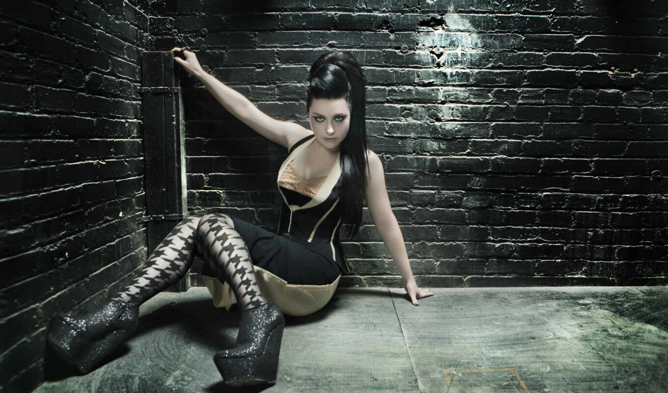 photo, girl, microphone, singer, lee, whether, evanescence, amy