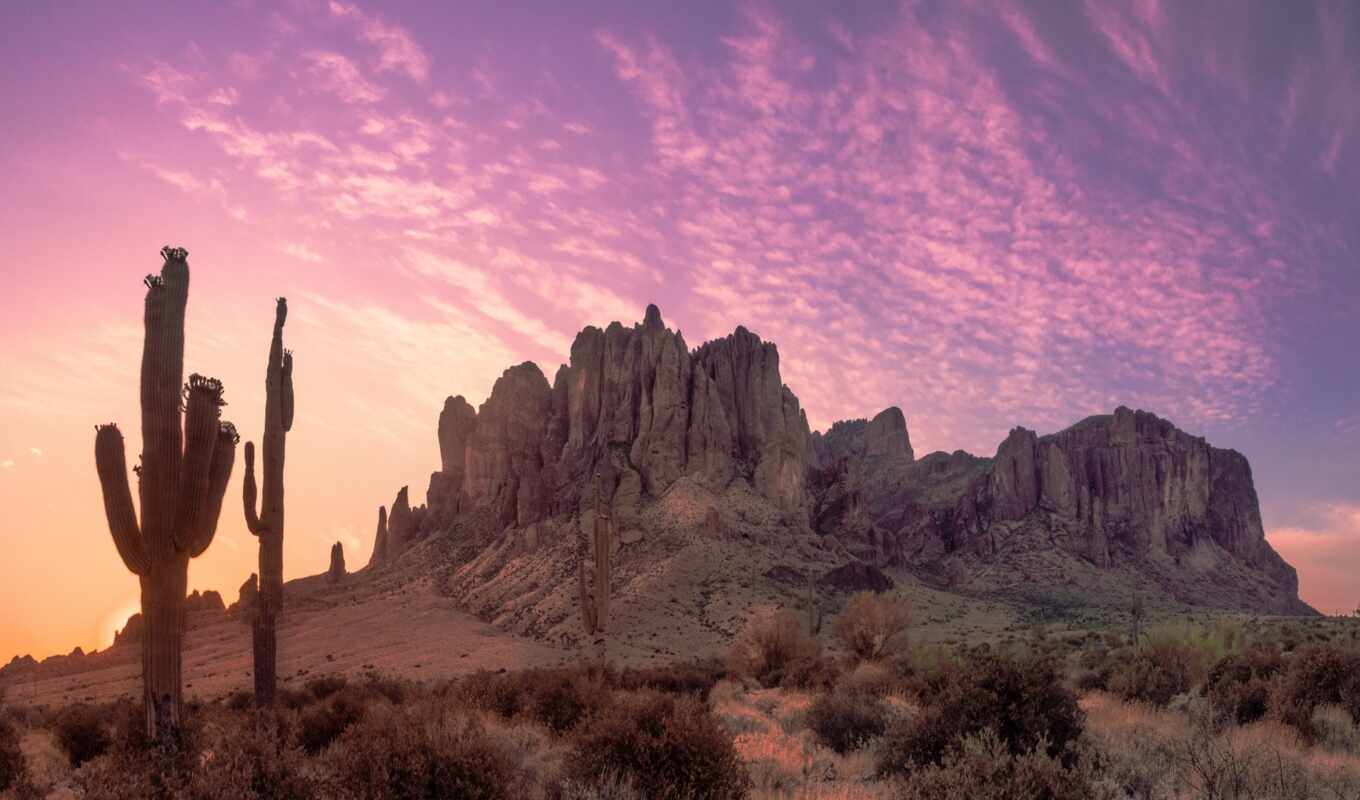 mountain, desert, arizona, superstition, conflict