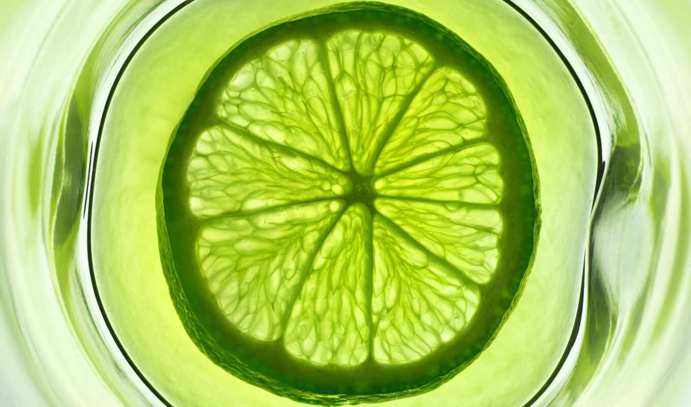 glass, зелёный, water, плод, лайм, цитрус