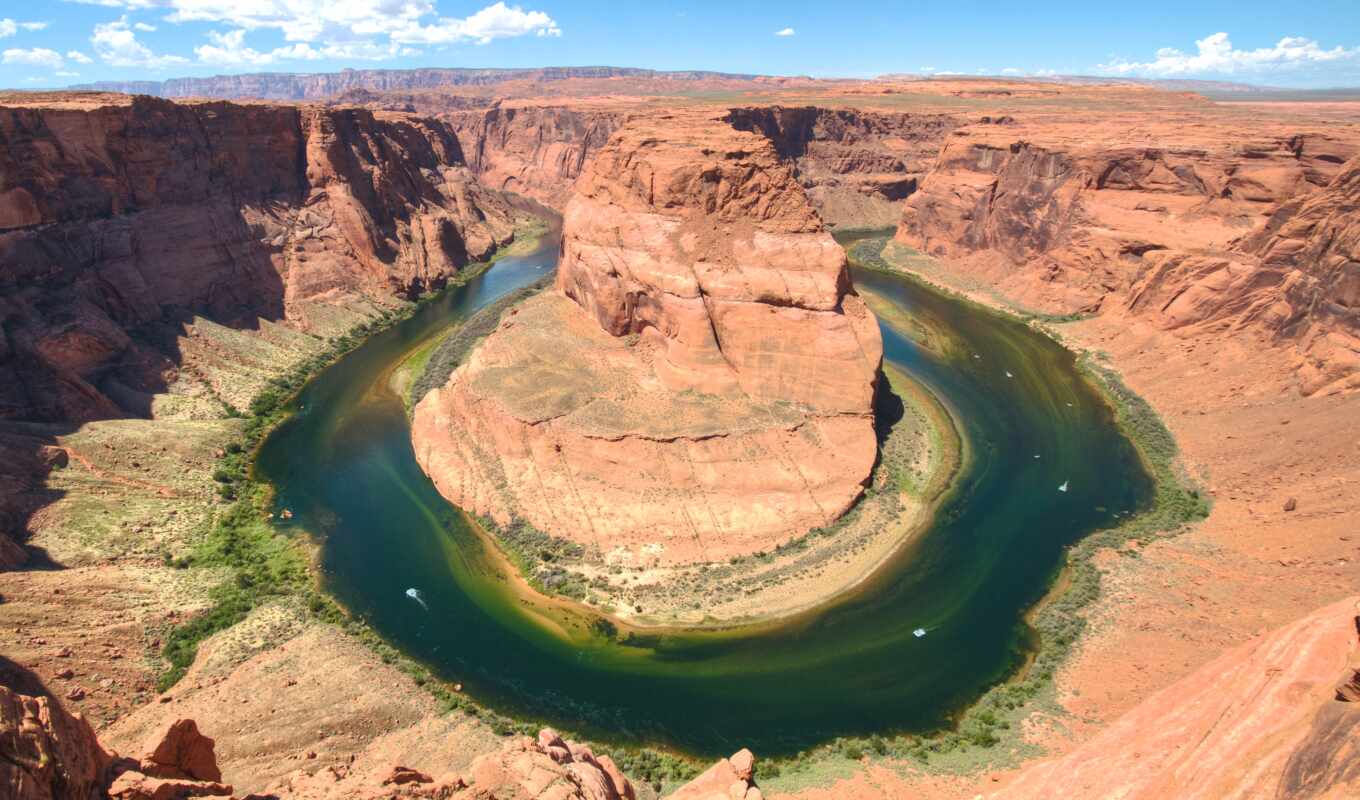 USA, river, national, bending, canyon, recreation