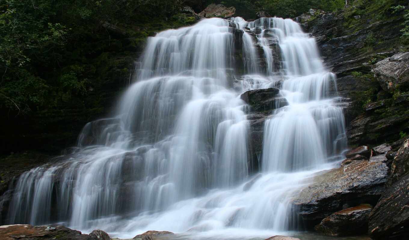 природа, world, georgia, much, пасть, водопад, famous, hike, bijou