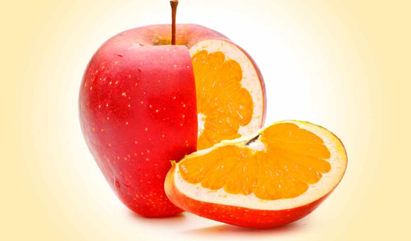 photo, apple, orange, gmo