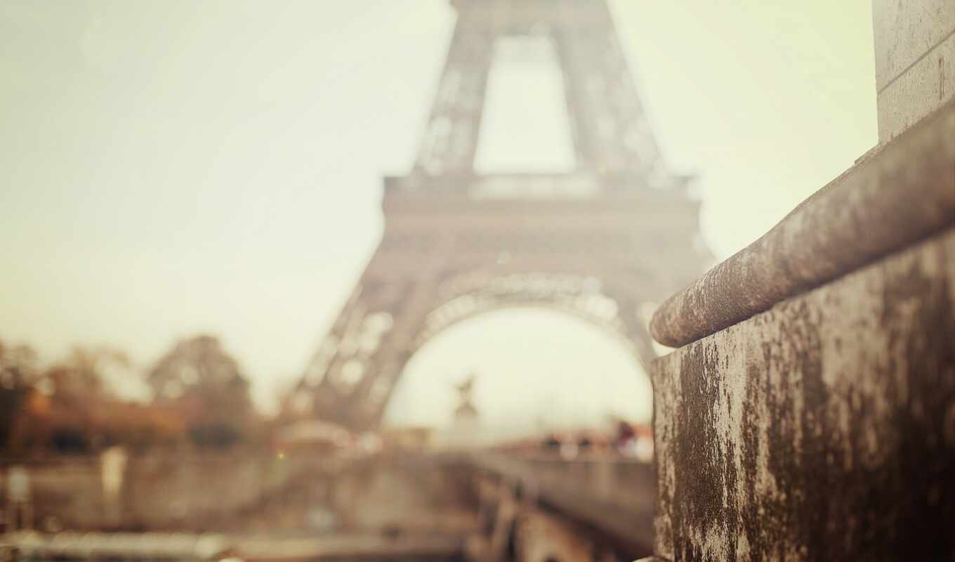 ipad, city, cities, Paris, bokeh, Eiffel, focus, turret