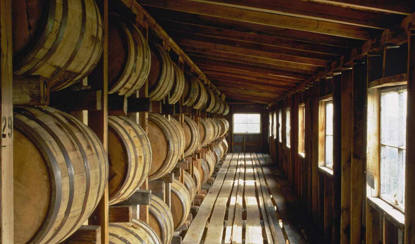 barrels, whisky