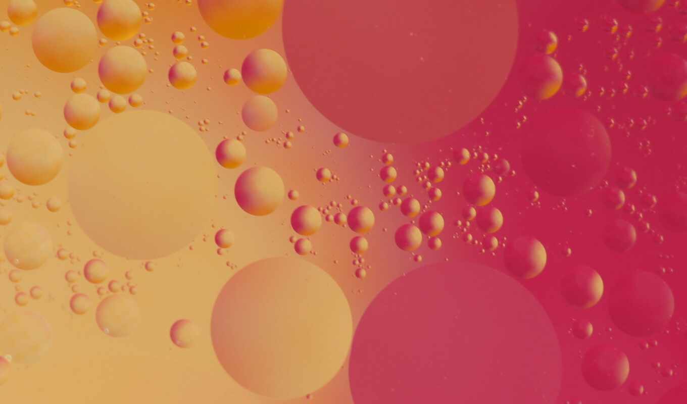 abstract, bubble, circle, red, розовый, yellow, shape