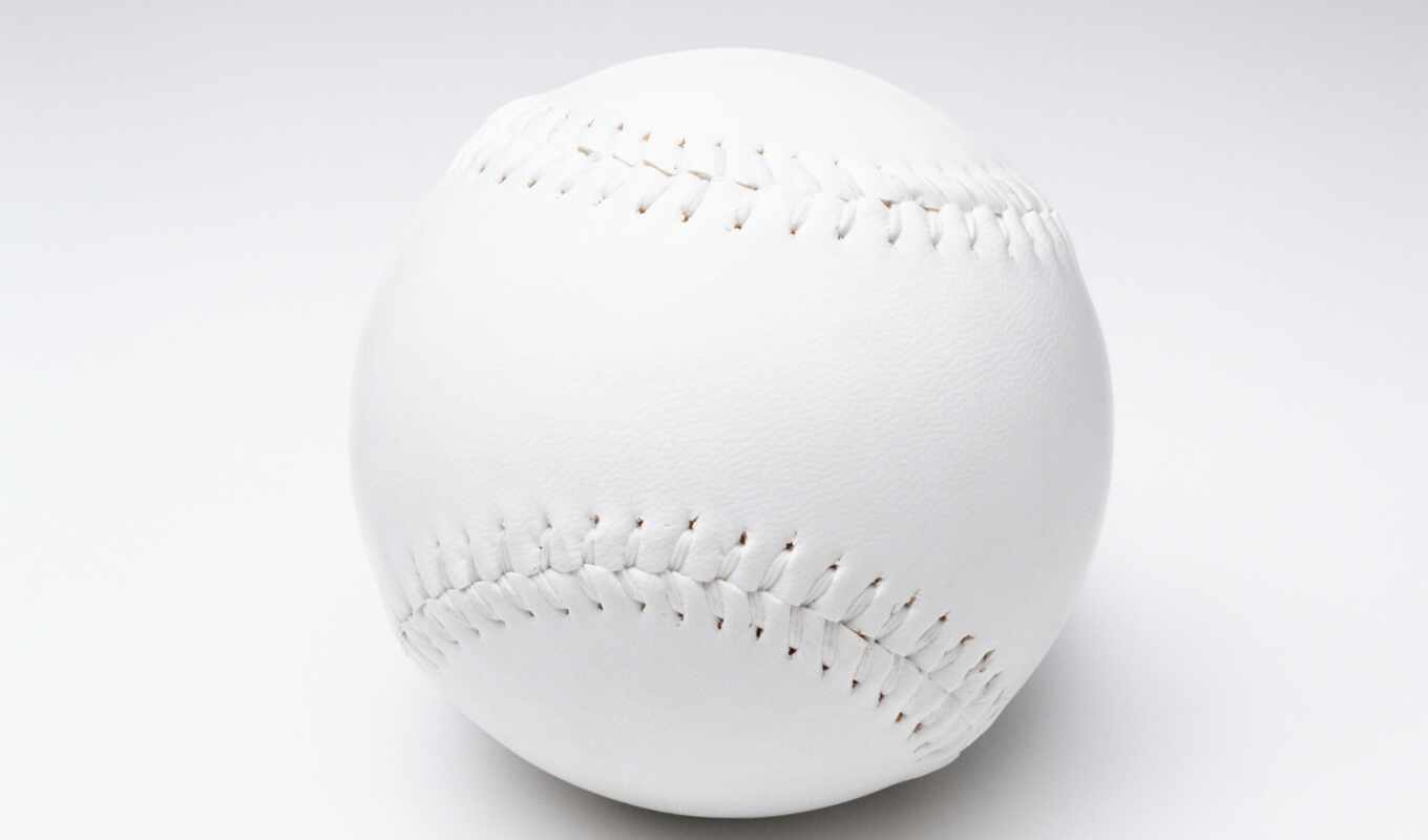 baseball, мяч, white