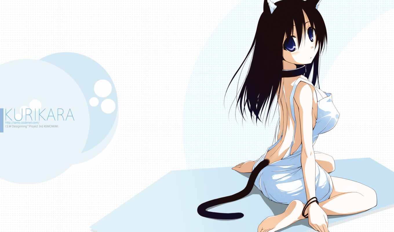 picture, picture, save, anime, choose, neko, with the button, right, mice, downloads, tail, girl