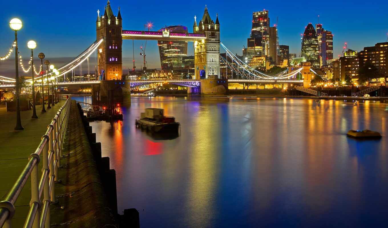 ноутбук, мост, аттракцион, башня, london, река, tourist, тауэрский