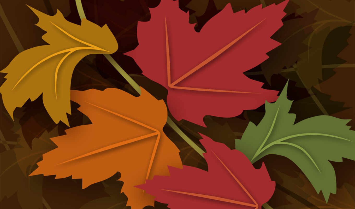 осень, color, leaf