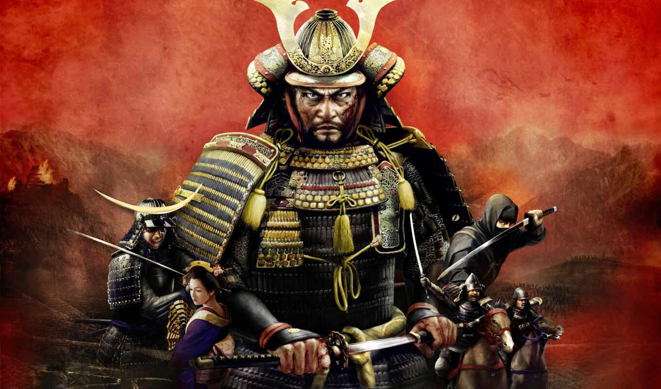 art, total, game, воин, самурай, gallery, war, катана, shogun, rare