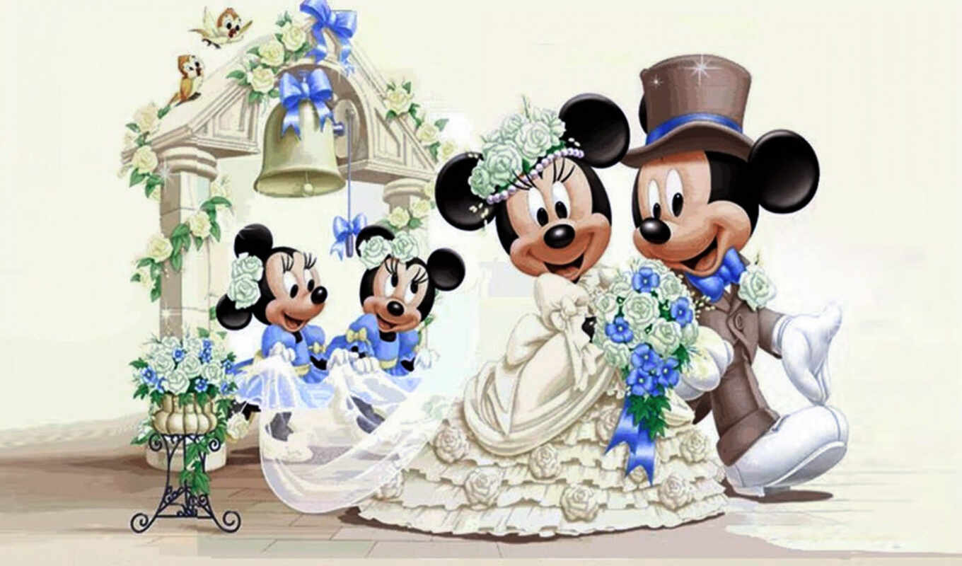 свадебный, mouse, mickey