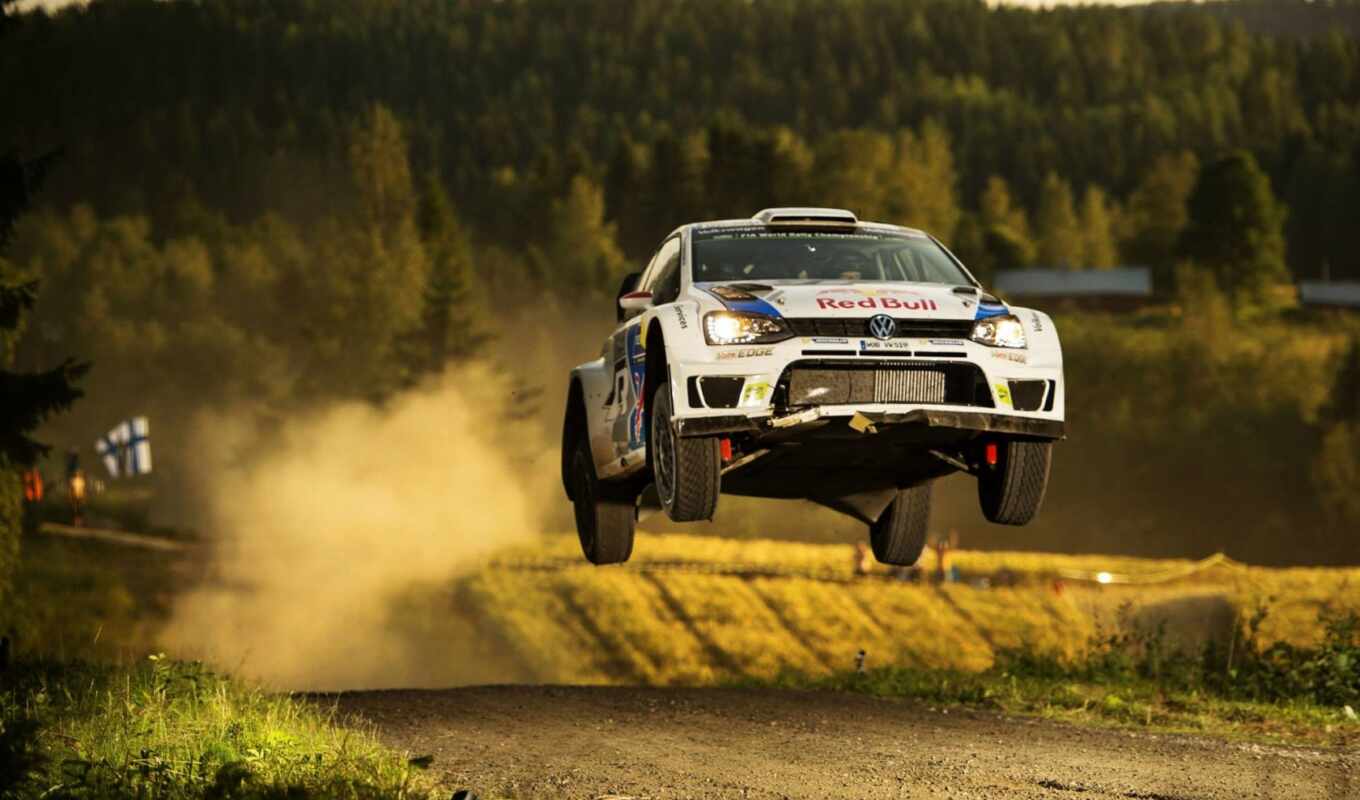 polo, jump, rally, for Volkswagen, wrc, Finland