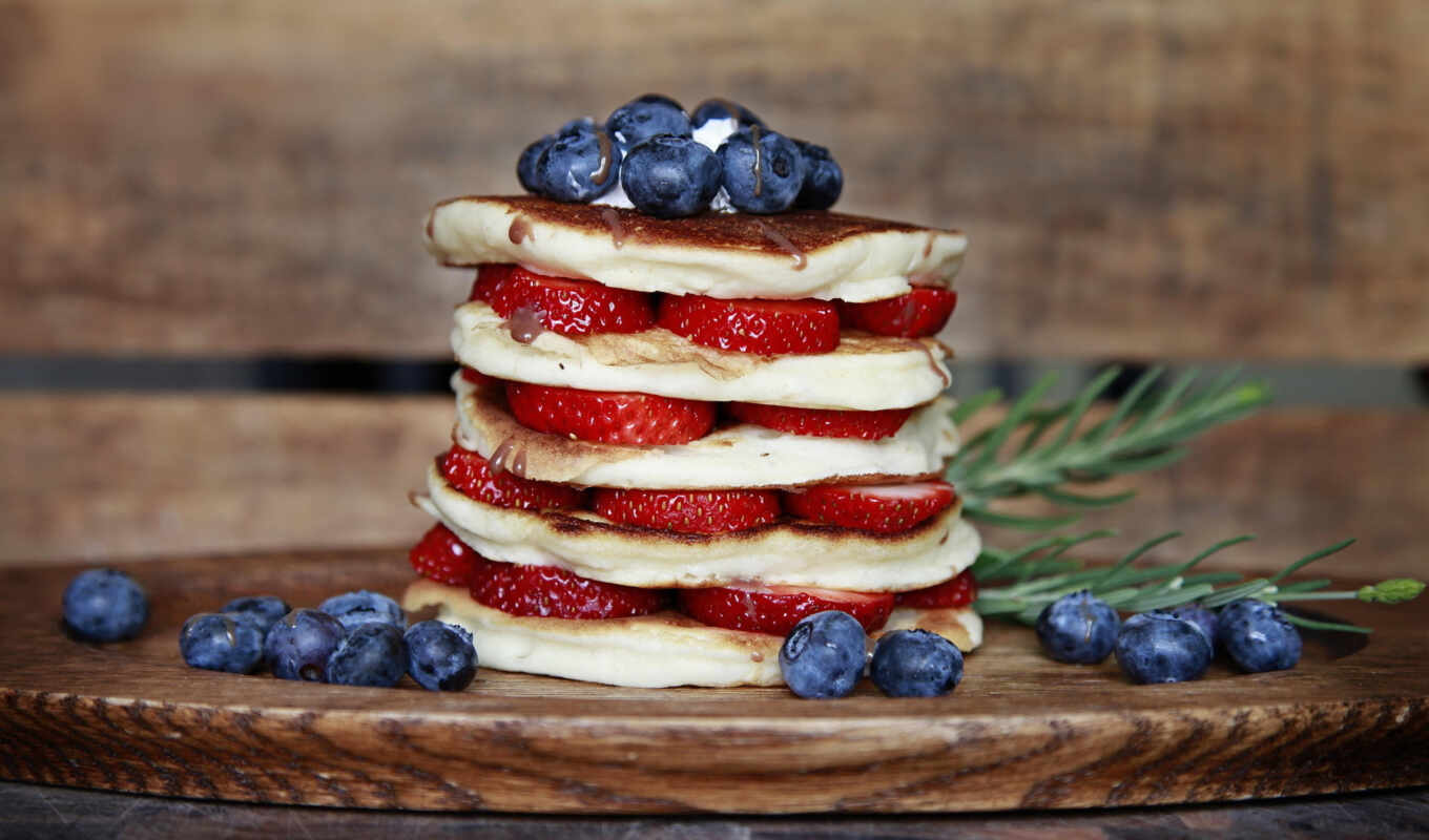 cool, blueberries, pancake