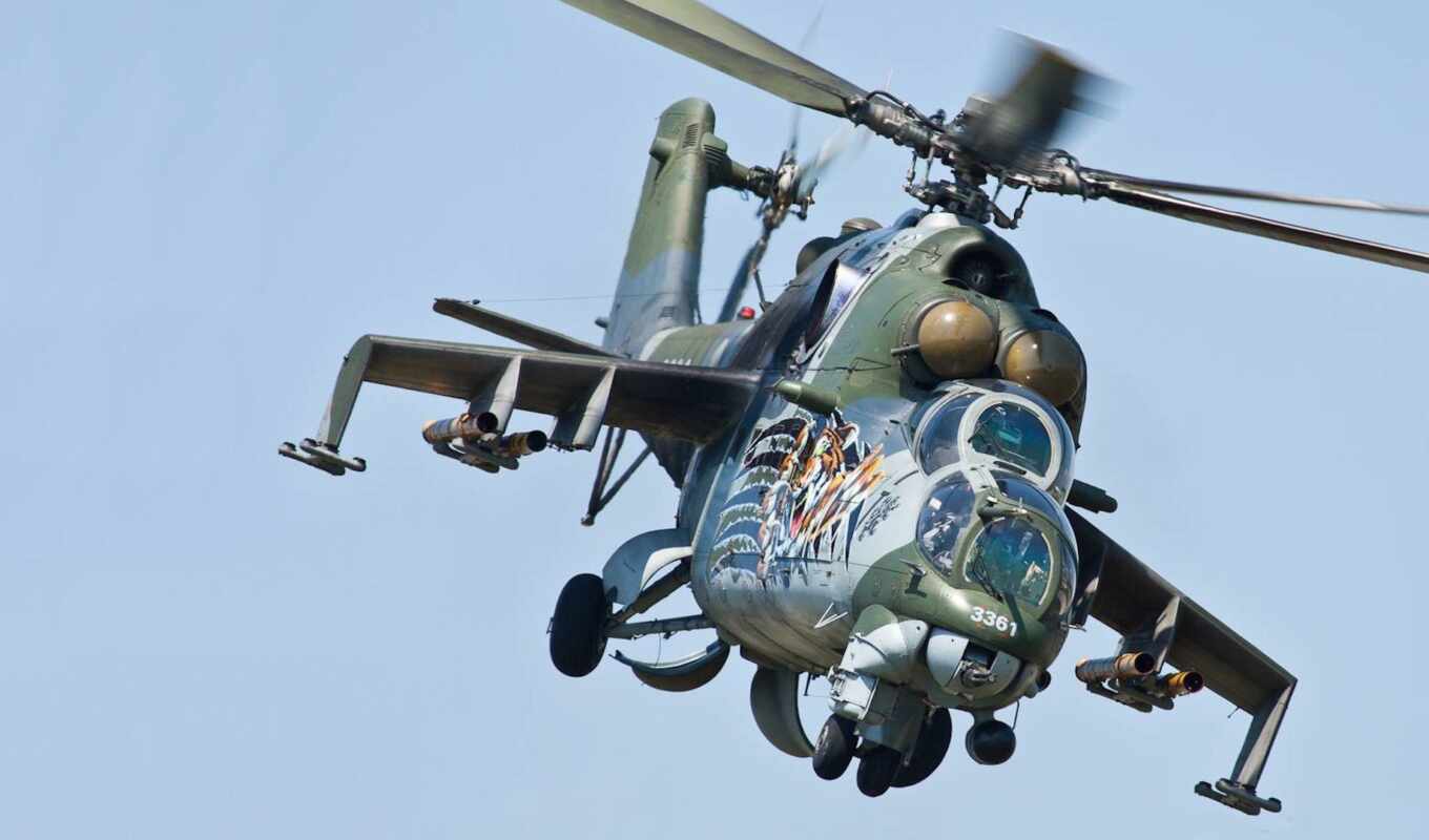 combat, modern, mi, military, helicopter, fly, active, miro, zhurchalka