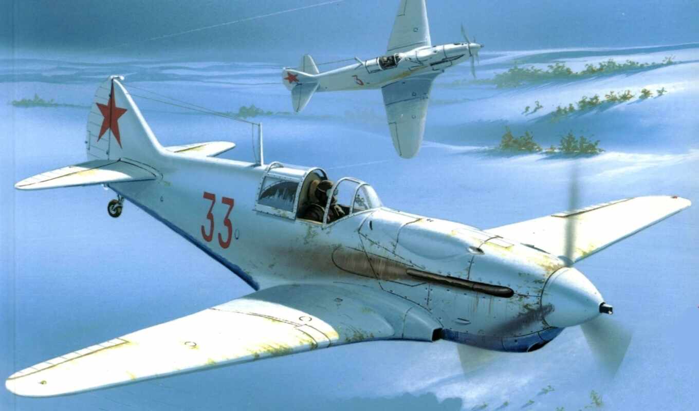 самолёт, истребитель, soviet