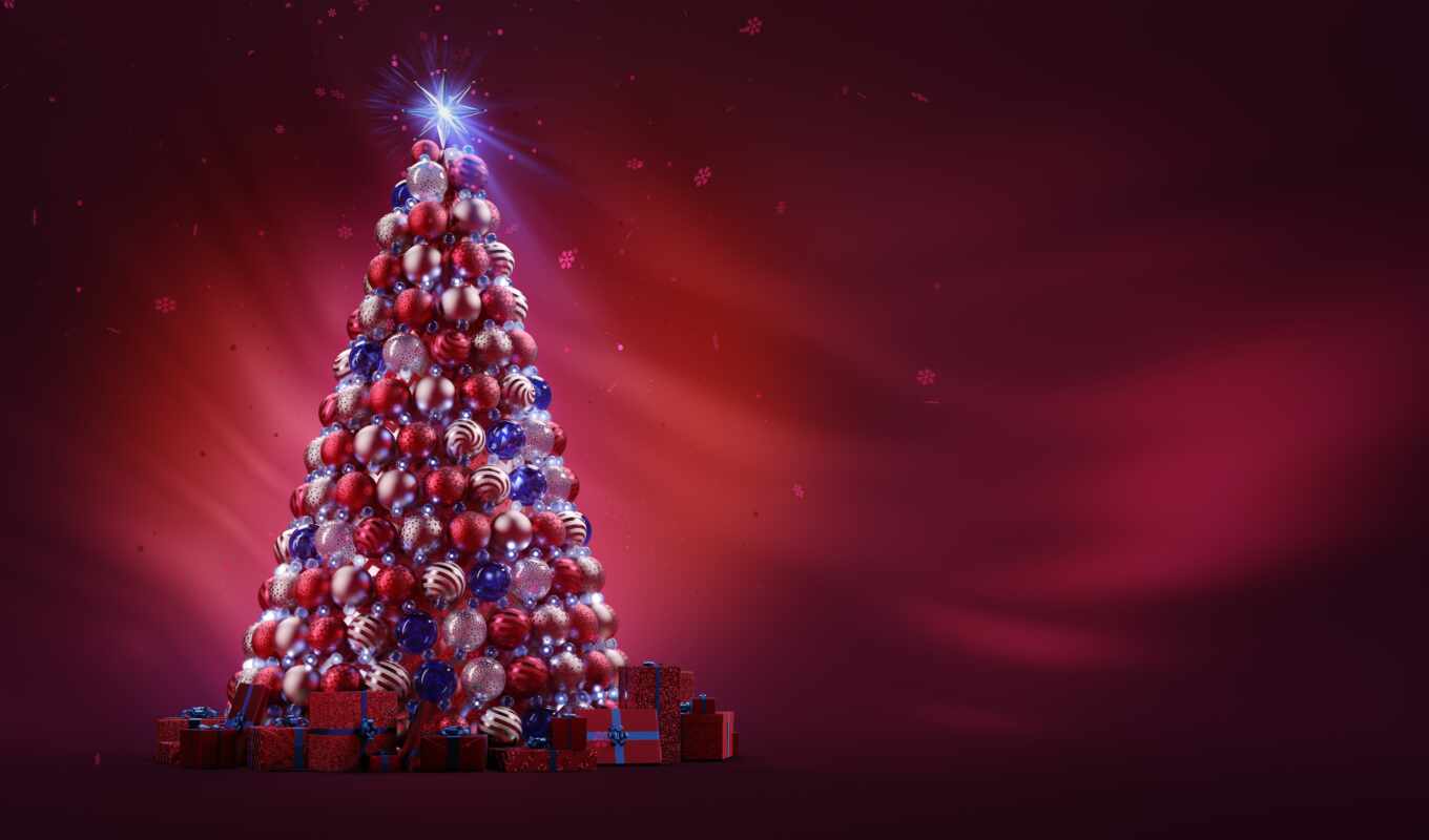 holiday, Christmas tree