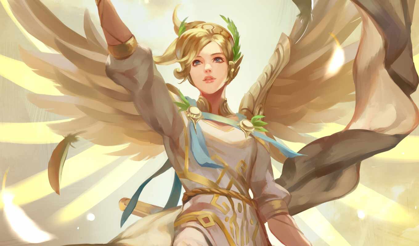 wing, victory, mercy, overwatch