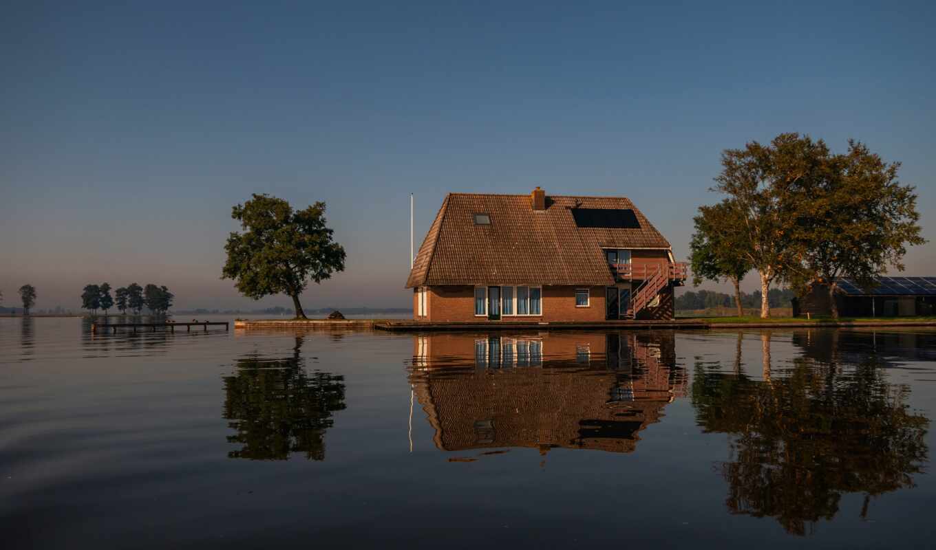 house, water