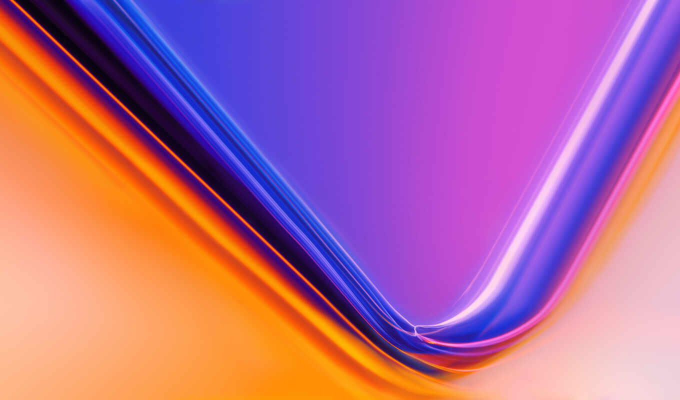 экран, abstract, purple, волна, оранжевый, ultra