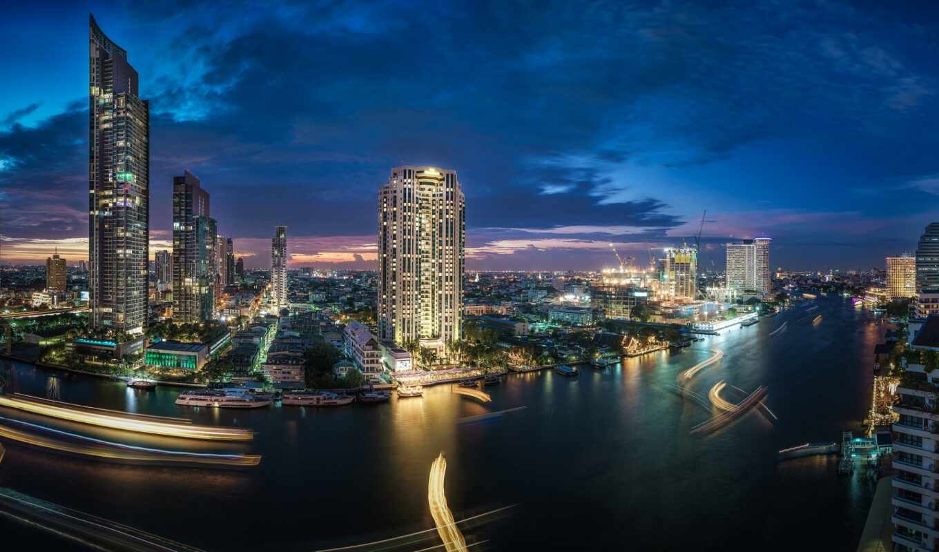 bangkok, таиланд, река