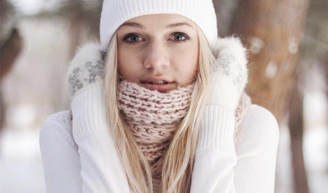 girl, winter, beautiful, beautiful, winter, devushki, selection, special, in winter, access