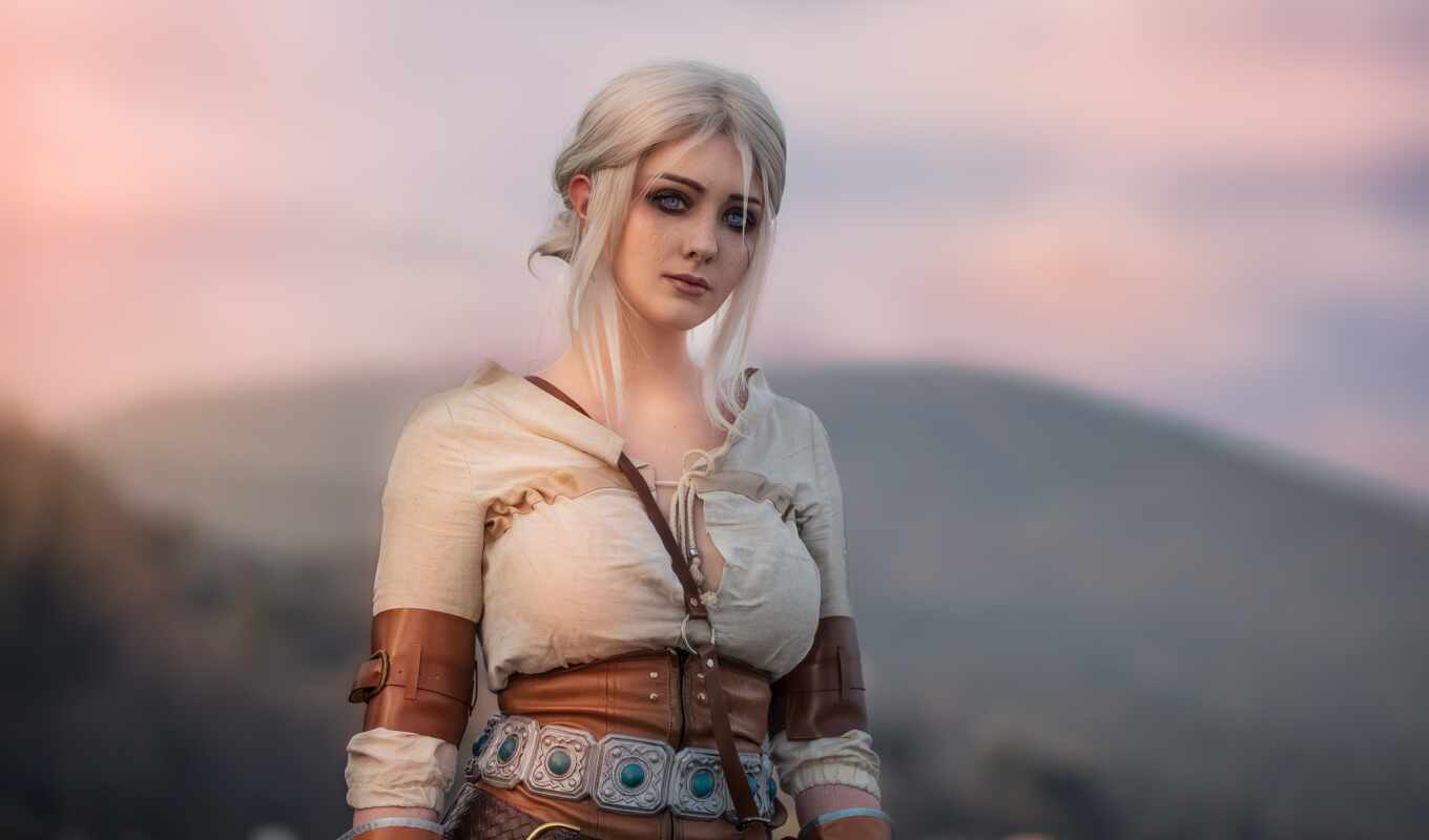 art, game, witch, the witcher, cosplay, cirit
