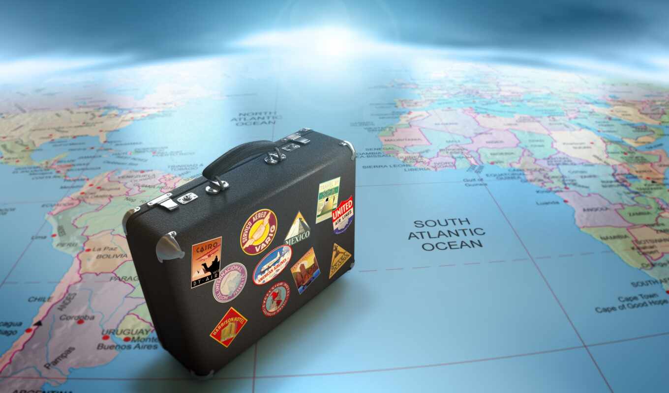 сделать, чемодан, стран, быть, может, отдых, карта, выбор, путешествие, глобус, туристов, восемь, тележка, пользу, доступным, европе, континента, востоке