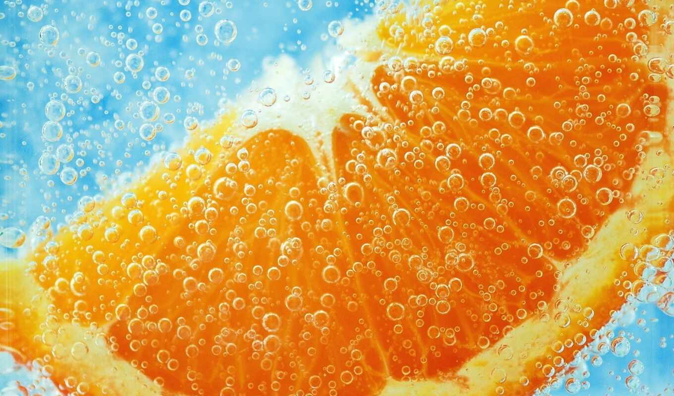 high, bubbles, orange, freshness