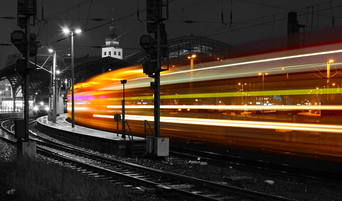 photo, background, a laptop, a train, long, galaxy, more, exposure, behance