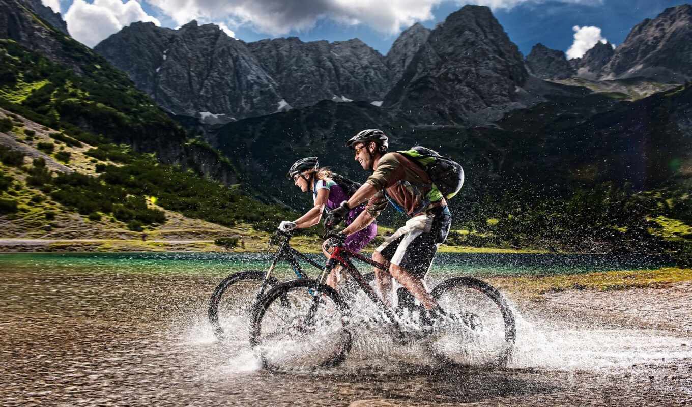 велосипед, велоспорт, мужчина, спорт, turist, женщина, priroda, gora, velosipedist, dorozhnyi, горный