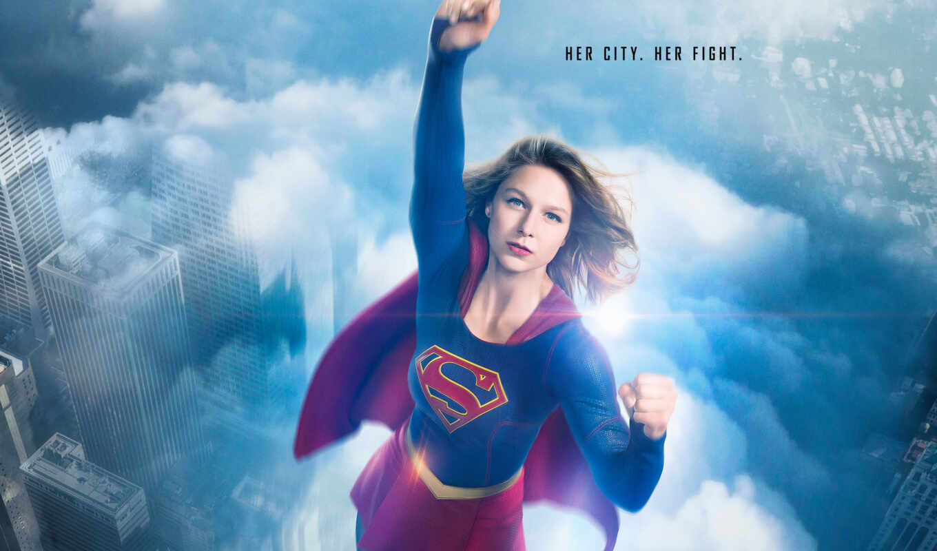 полет, new, серия, -, promo, season, плакат, supergirl, супердевушка
