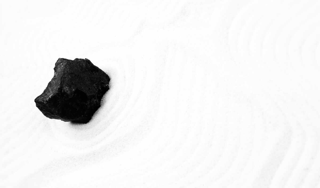 black, simple, rock, minimalism, salt