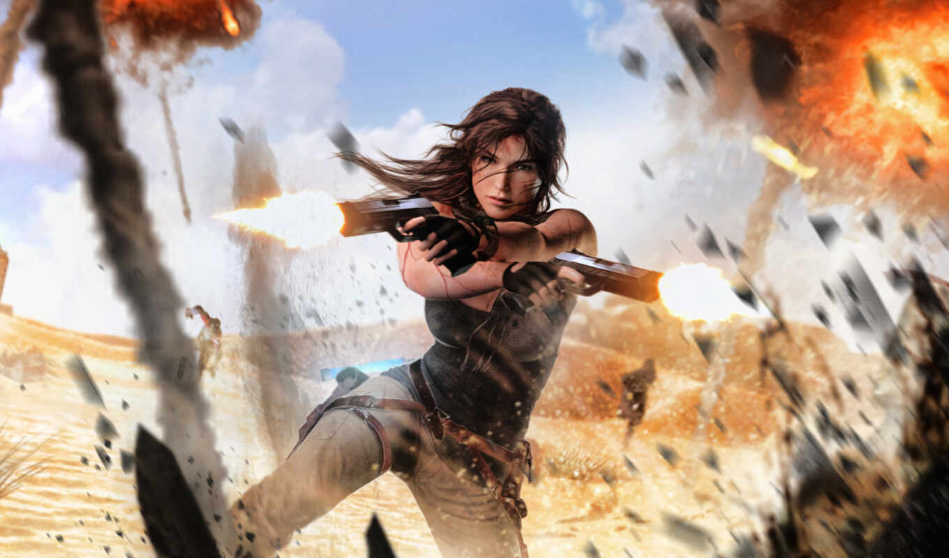 game, tomb, raider, Lara, croft, croft