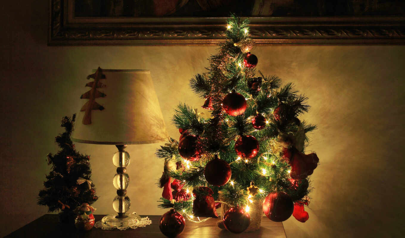 дерево, new, год, christmas, праздники
