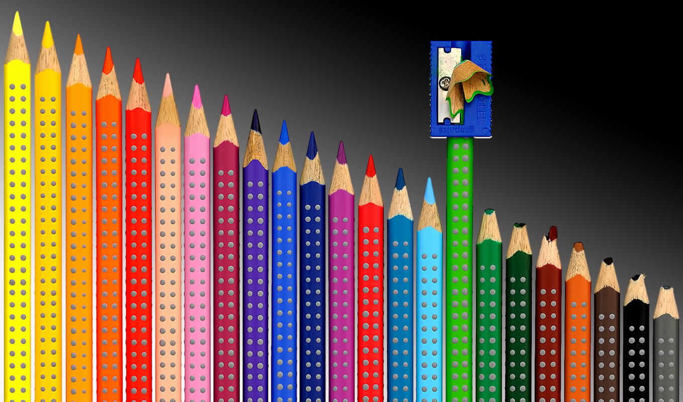 карандаши, будет, color, цветные, colored, разных, pencils, карандашей, точилка