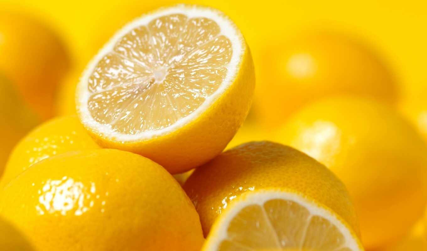 плод, lemon, цитрус
