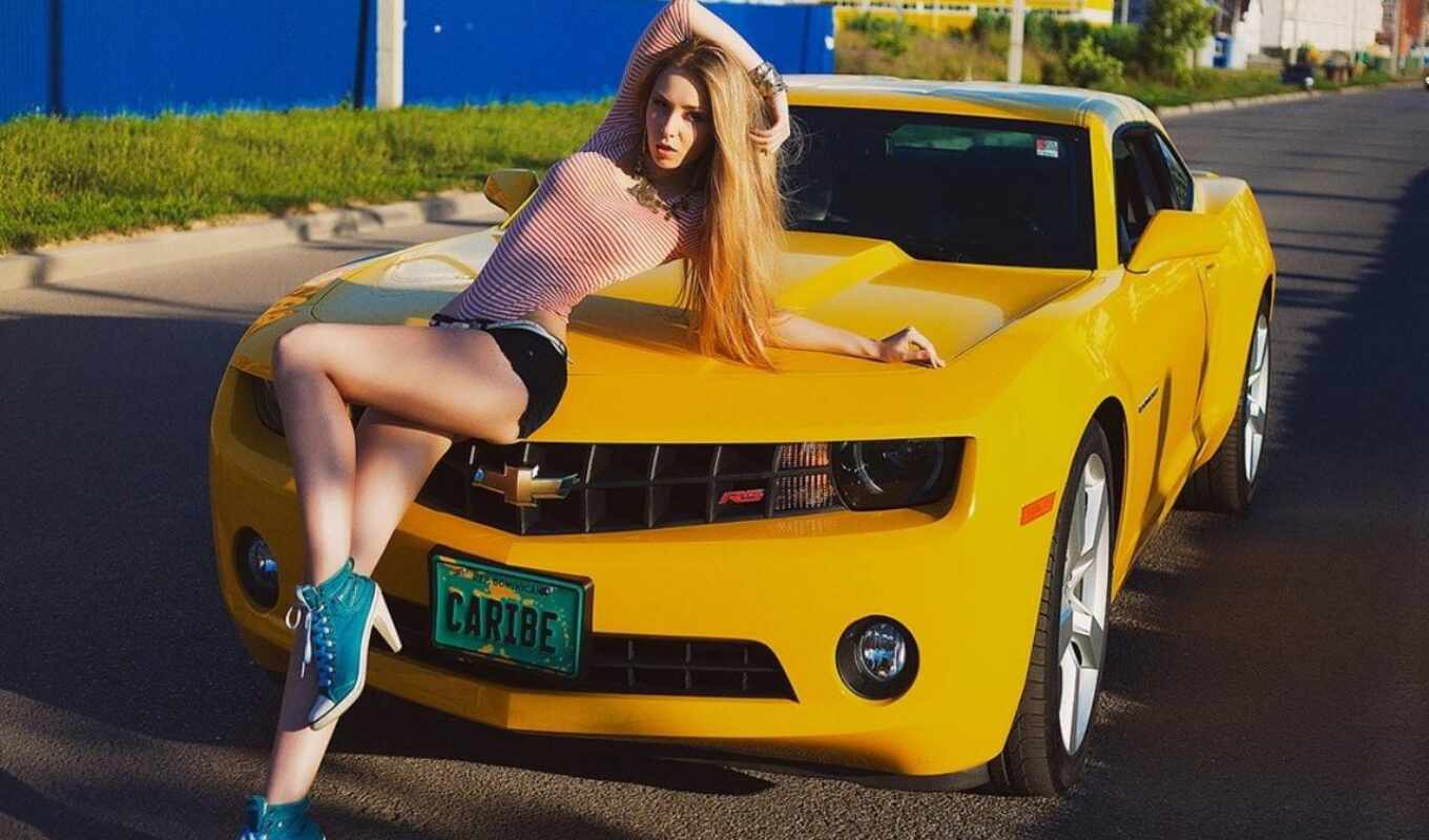 girl, hood, cars