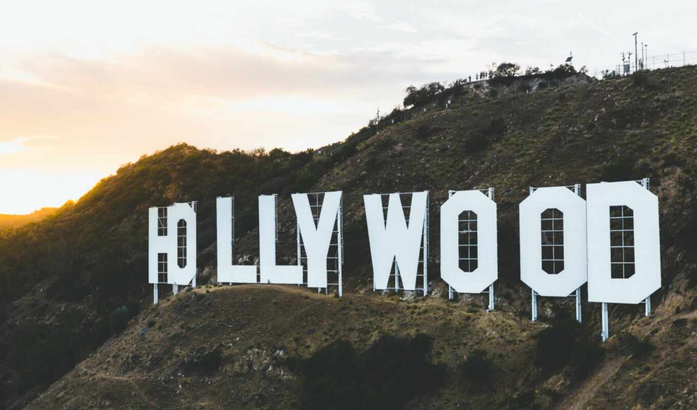 california, usa, cover, sign, hollywood, angele