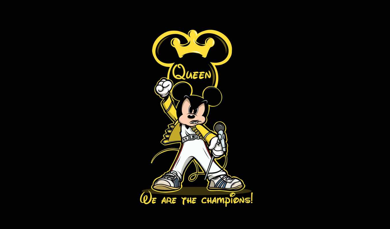 music, artwork, queen, mouse, mickey