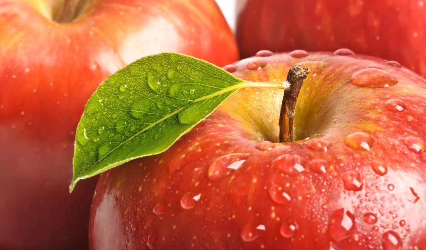 apple, прикольные, красное, oboi, яблоки, tochka