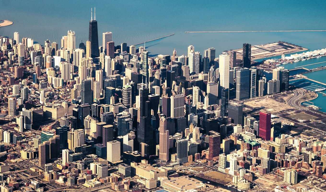 urban, chicago, небоскрёба