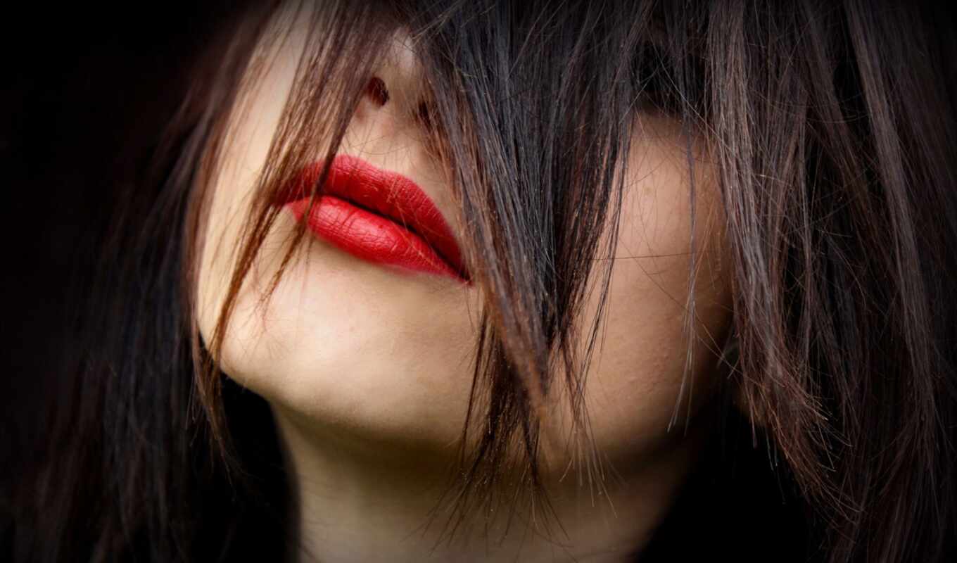 woman, red, hair, eyes, dream, lipstick, lip, dream book