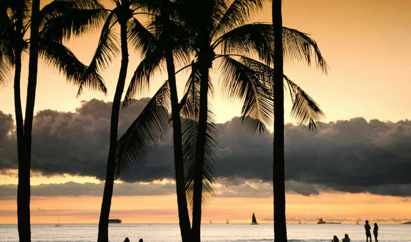 природа, пляж, hawaii, oahu, naturaleza, paisaje