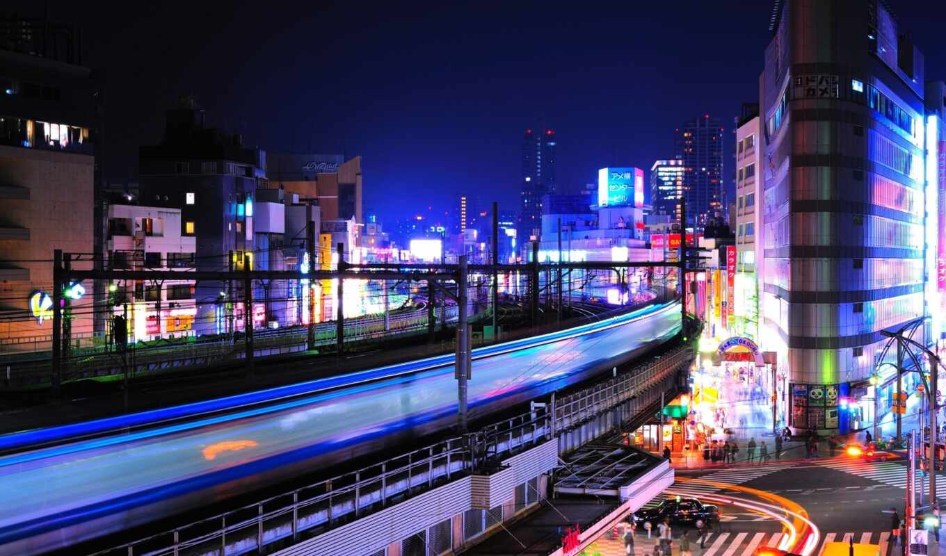 night, japanese, tokyo, Japan, Tokyo